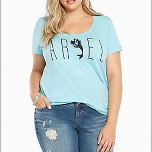 Torrid, Size 2, Ariel T-Shirt, Washed and Worn